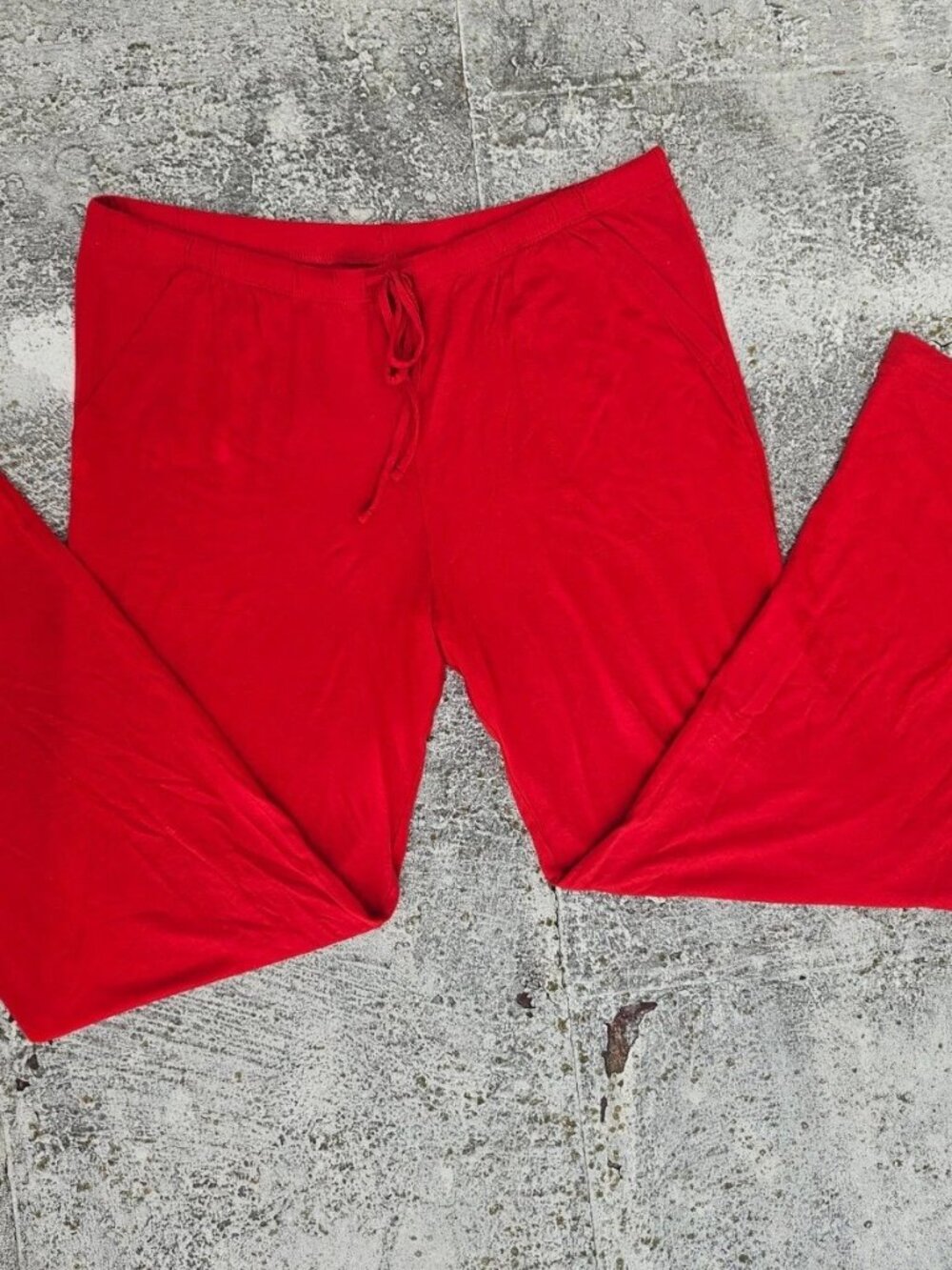 Auden Women Pyjama Pant Red Cloud Knit Wear Sleepwear 95% Modal Size XL